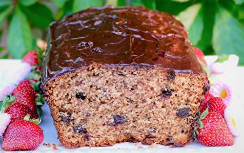 Pain aux fraises et au chocolat