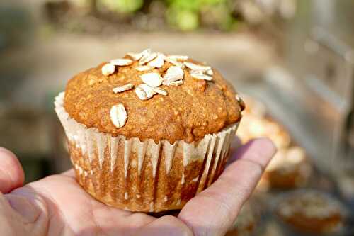 Parfaits muffins multigrains aux carottes et dattes sans sucre ajouté