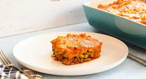 Parmentier de poulet avec courge aux saveurs asiatiques