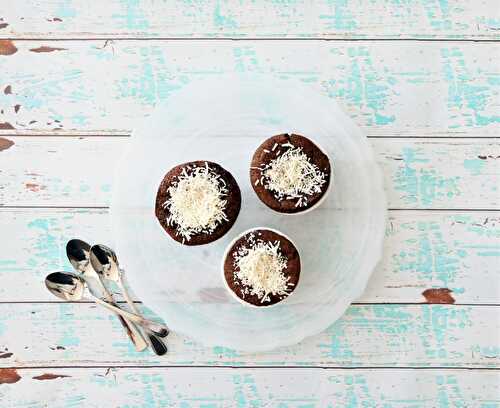 Petits gâteaux au chocolat et à la noix de coco