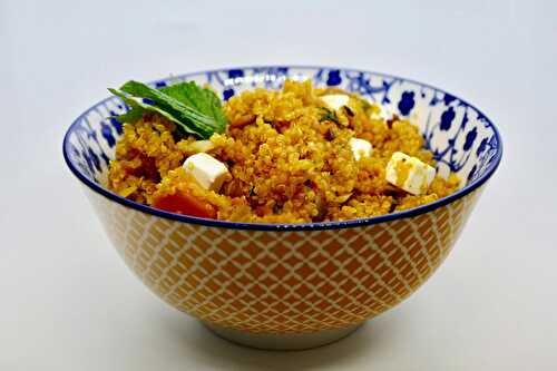 Poêlée de quinoa à la courge et patate douce