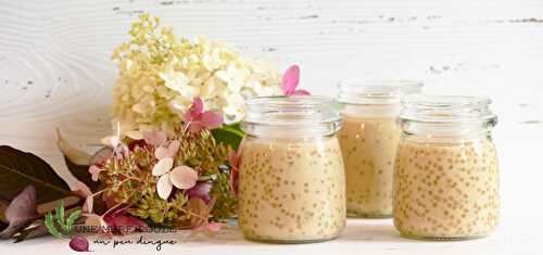 Pouding aux perles de tapioca à l’érable