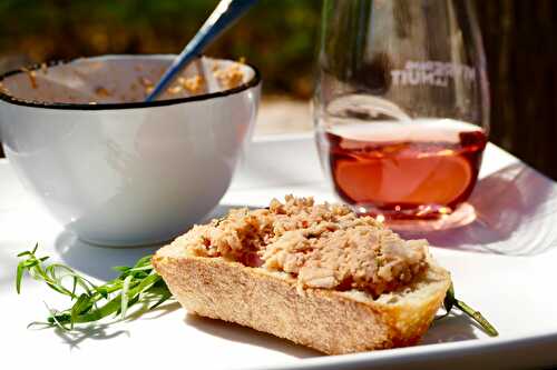 Rillettes de crevettes au rosé