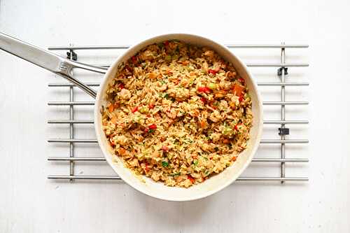 Riz frit aux crevettes de ma maman