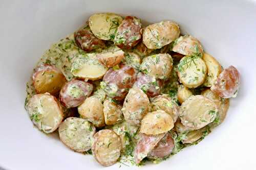 Salade de pommes de terre au yogourt