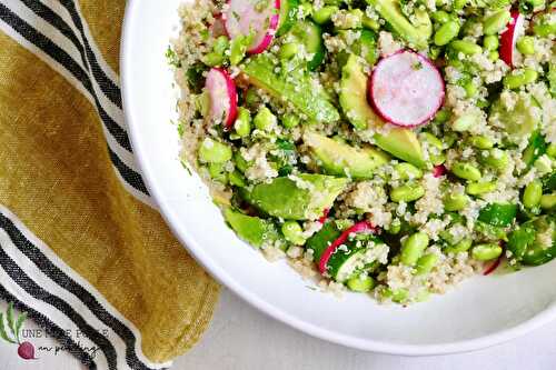 Salade de quinoa et d’edamames