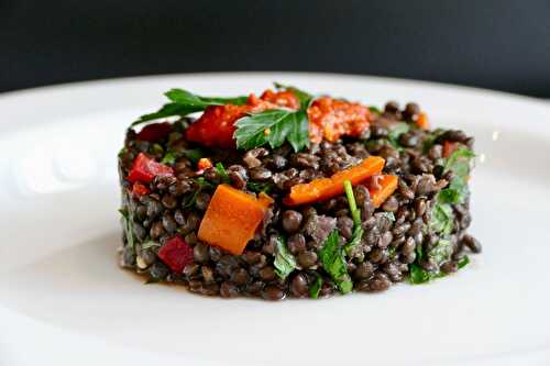 Salade fraîcheur de lentilles aux herbes