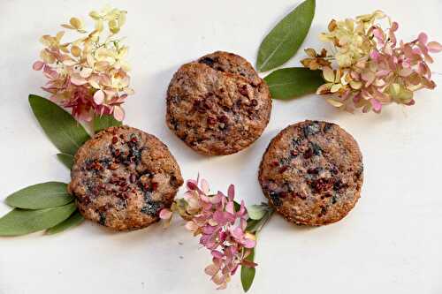 Scones aux bleuets (myrtilles) et au chocolat