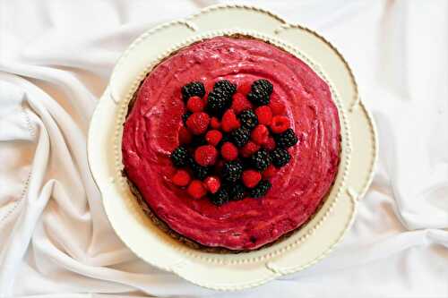 Tarte gourmande au chocolat et aux petits fruits, bourrée d’antioxydants