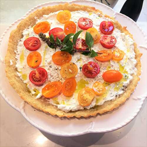 Tarte savoureuse tomates et feta