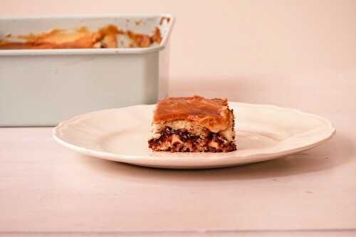 Tiramisu au chocolat et au caramel à la fleur de sel