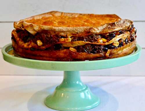 Tourte étagée à la mexicaine