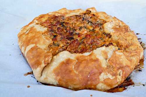 Tourte rustique au pesto de tomates séchées