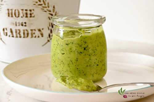 Vinaigrette de la déesse verte (Green Goddess) sans lactose et végétalienne