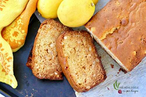 Pain sucré aux zestes de citron et d’orange confits et au chocolat blanc