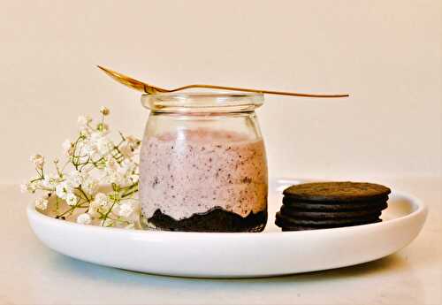 Verrines aux fraises et Oreo