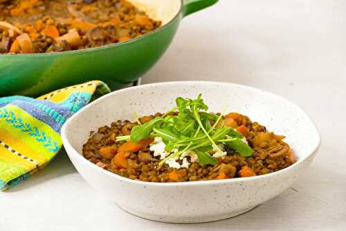 Ragoût de lentilles et de légumes