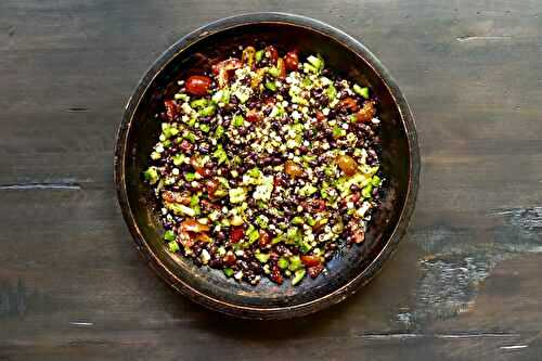 Salade de maïs, quinoa et haricots