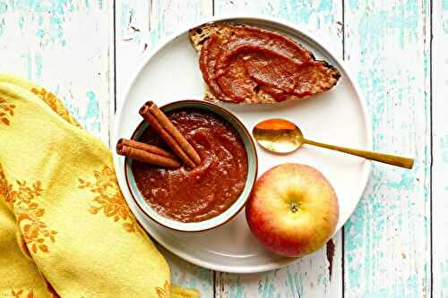 Beurre de pommes et dattes sans sucre ajouté