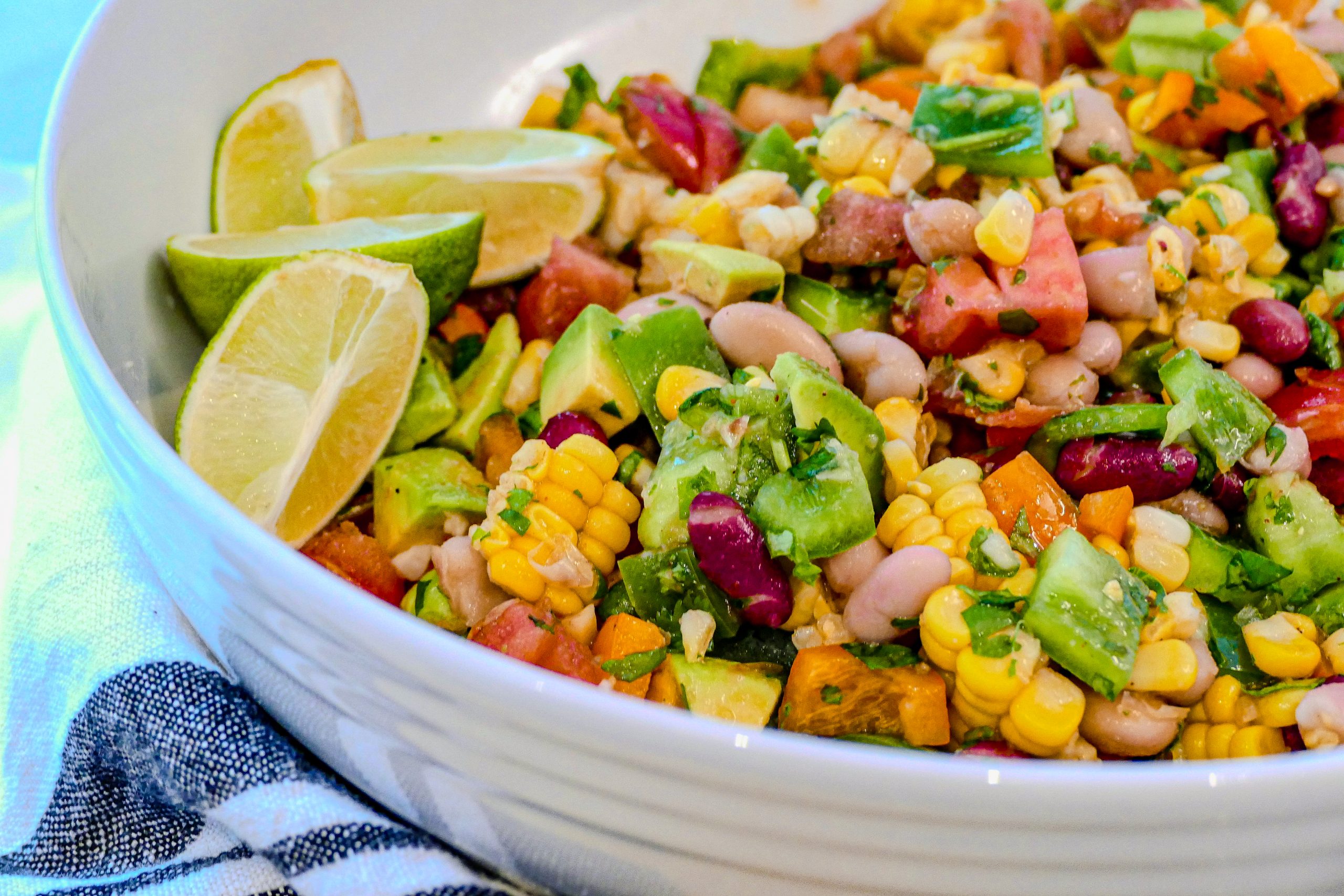 Salade de légumineuses à la mexicaine