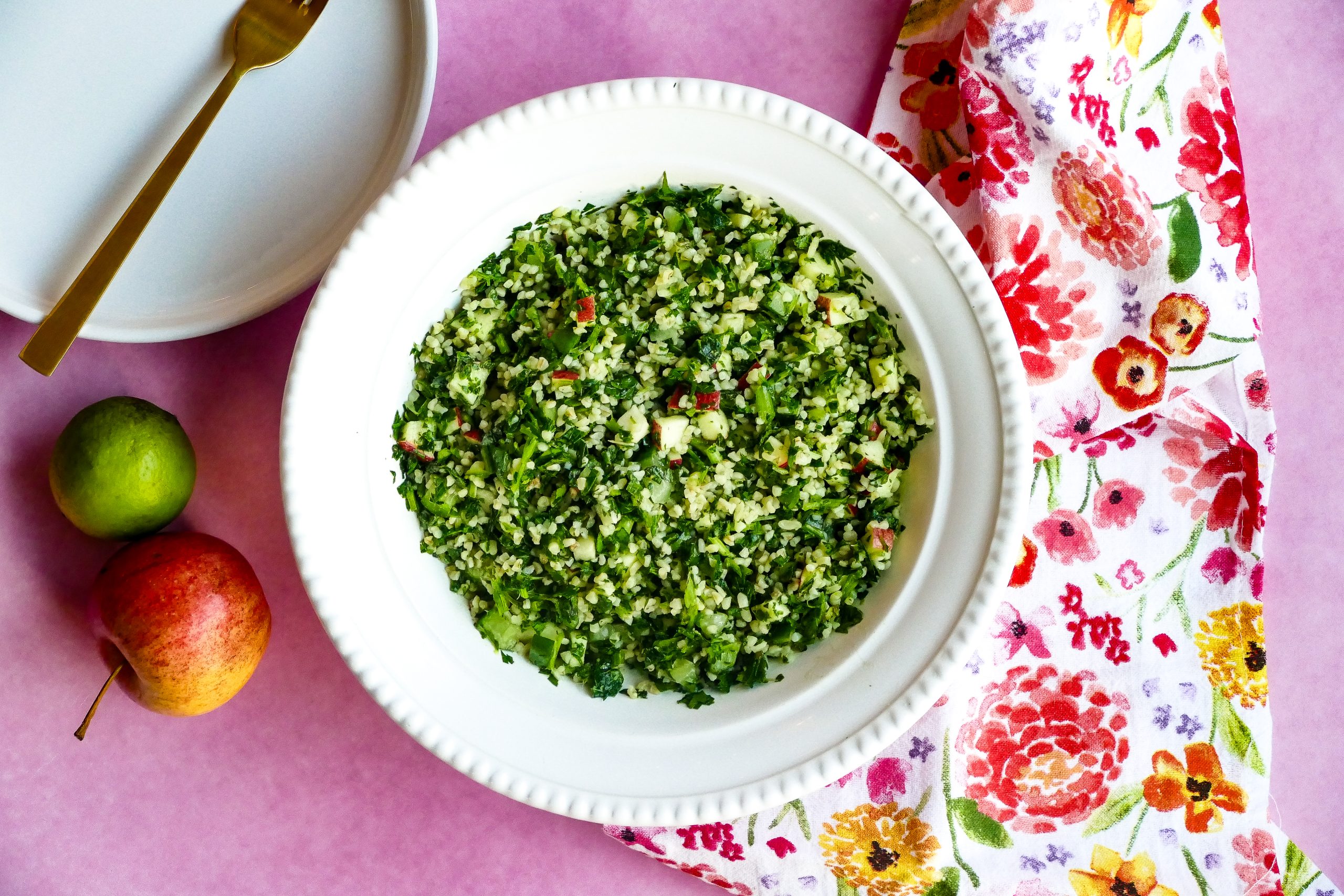 Taboulé de boulgour à la pomme