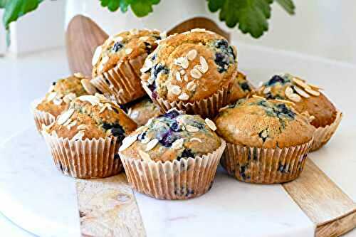 Muffins aux bleuets et à la lime