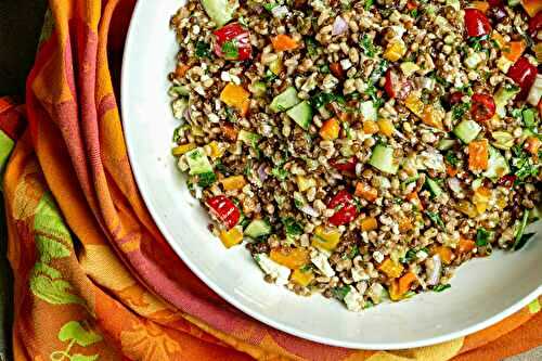 Salade de lentilles et d’orge