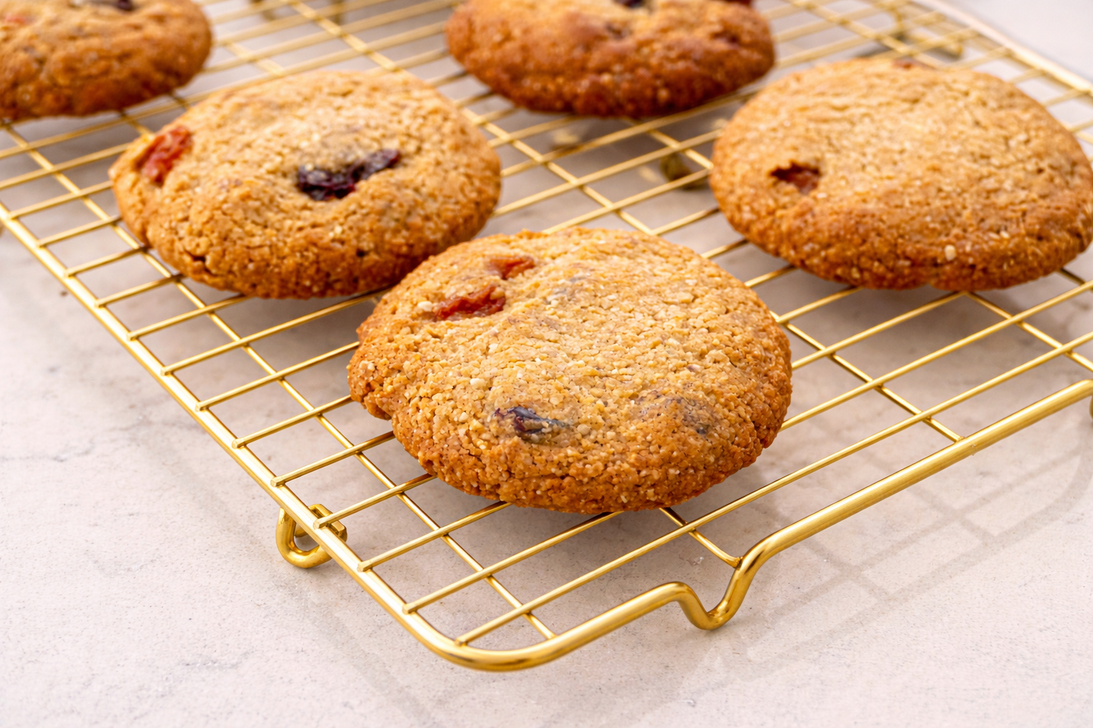 Biscuits aux graines de tournesol et flocons d’avoine sans gluten ni lactose
