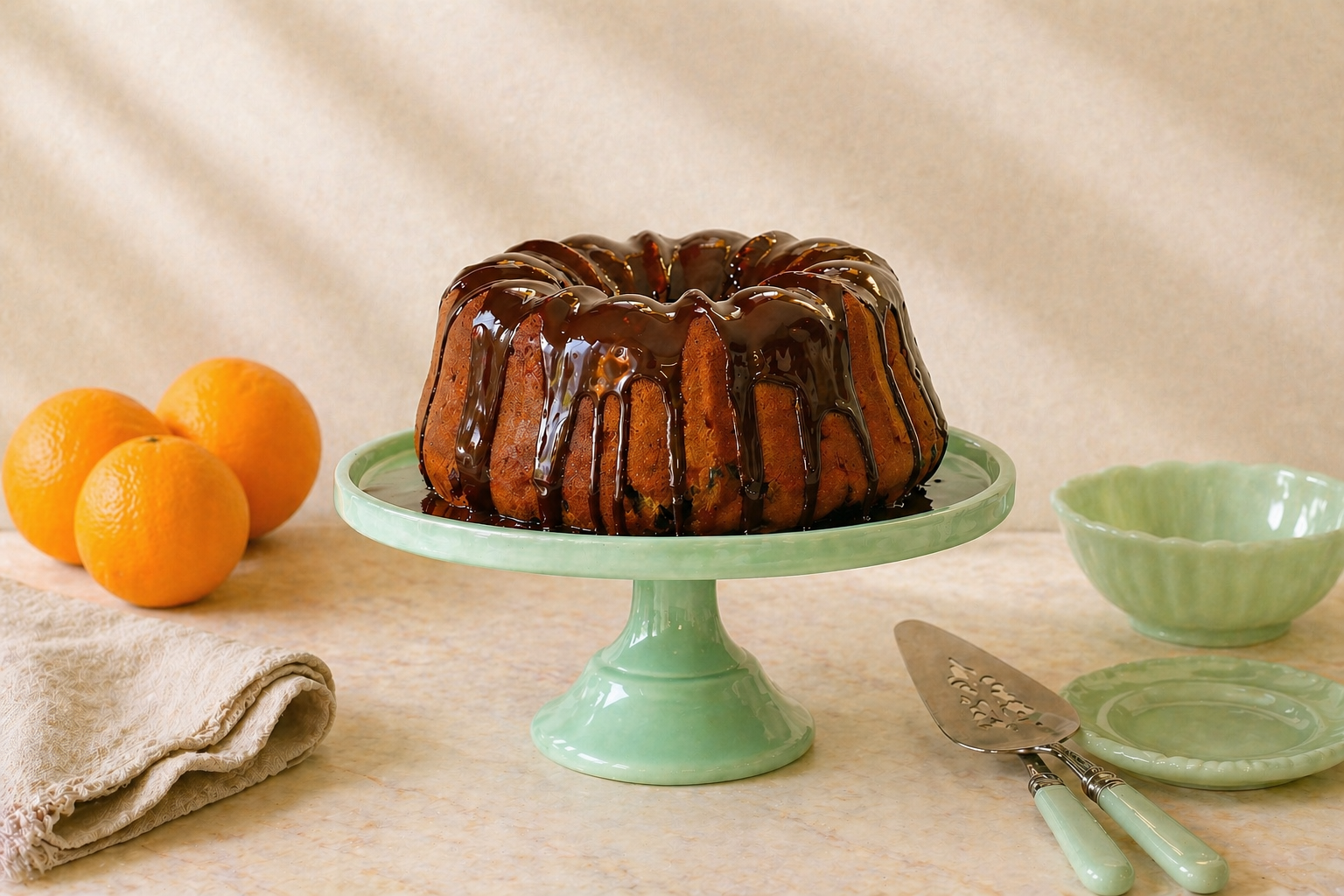 Gâteau à l’orange et au chocolat