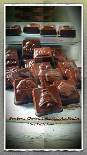 Bonbons Chocolat Fourrés Au Pralin