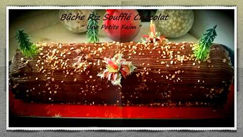 Bûche Riz Soufflé Chocolat