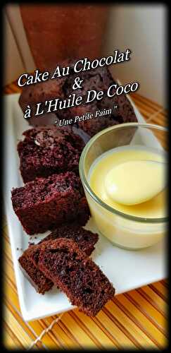 Cake Au Chocolat & à L’Huile De Coco