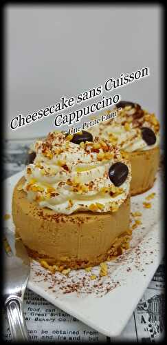 Cheesecake Sans Cuisson Cappuccino
