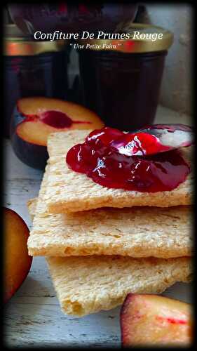 Confiture De Prunes Rouge