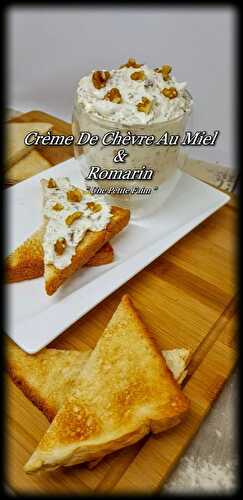 Crème De Chèvre Au Miel & Au Romarin