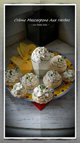 Crème Mascarpone Aux Herbes