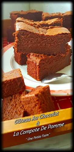 Gâteau Au Chocolat à La Compote De Pommes