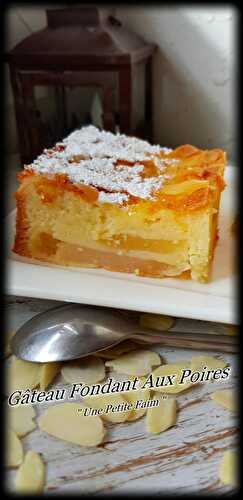 Gâteau Aux Poires Fondant