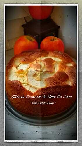 Gâteau Pommes & Noix De Coco