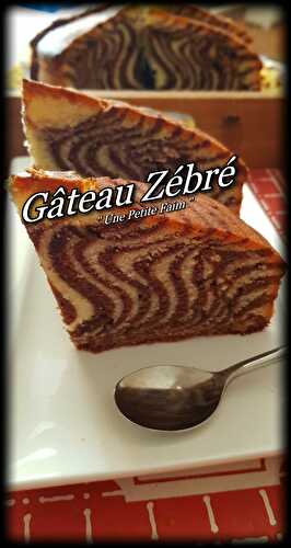 Gâteau Zébré