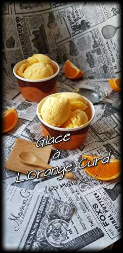 Glace à L’Orange Curd