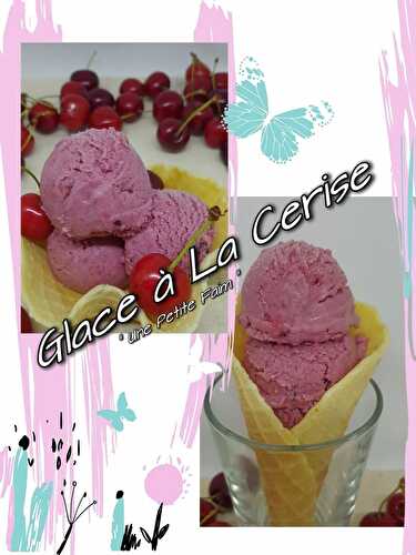 Glace à La Cerise