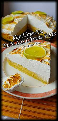 Key Lime Pie, Tarte Aux Citrons Verts