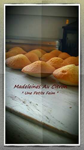 Madeleines Au Citron