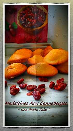 Madeleines Aux Canneberges