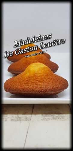 Madeleines De Gaston Lenôtre