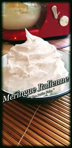 Meringue Italienne