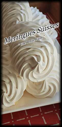 Meringues Suisses