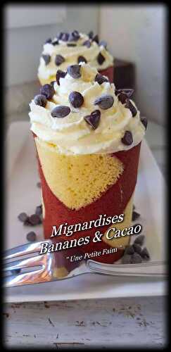 Mignardises Bananes & Cacao