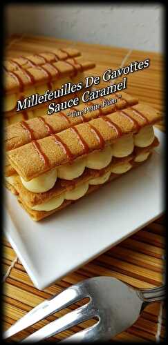 Millefeuilles De Gavottes, Sauce Caramel